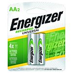 PILA RECARGABLE ENERGIZER AA 2 UNIDADES MACROZONA CENTRO
