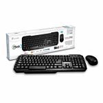 KIT MOUSE TECLADO INALAMBRICO MICROLAB 8335 4 UNIDADES MACROZONA RM