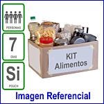 KIT DE ALIMENTACIÓN 4 PERSONAS 7 DÍAS CON POUCH